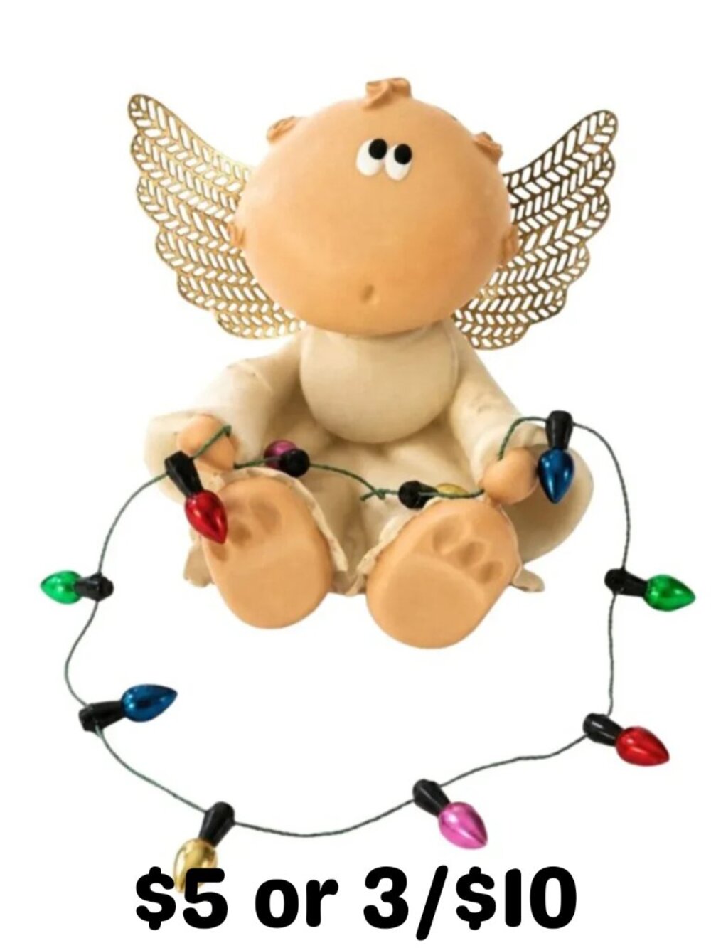 Kris Kritters Angel Cheeks Christmas Figurine